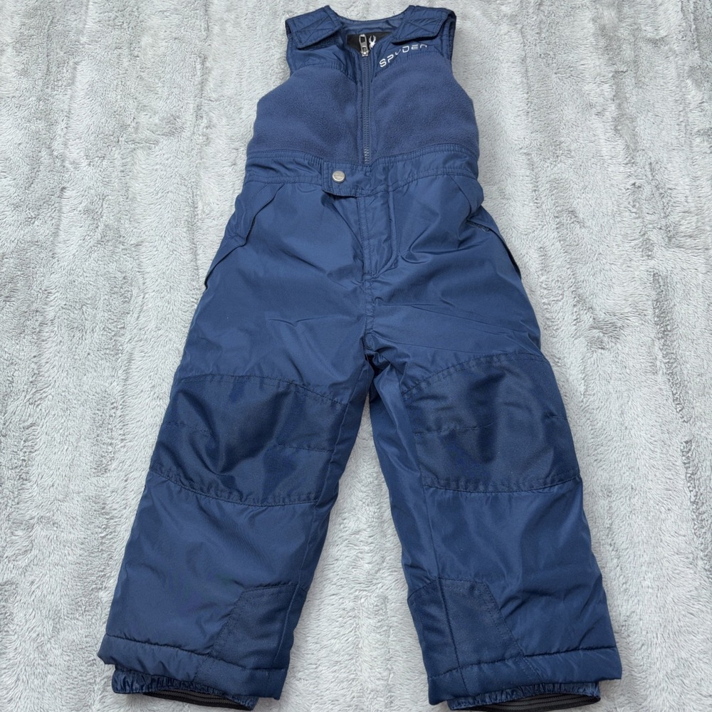 Spyder Mini Expedition Snow Bibs. Snow Pants. Little Boy‎ Size 3T Blue